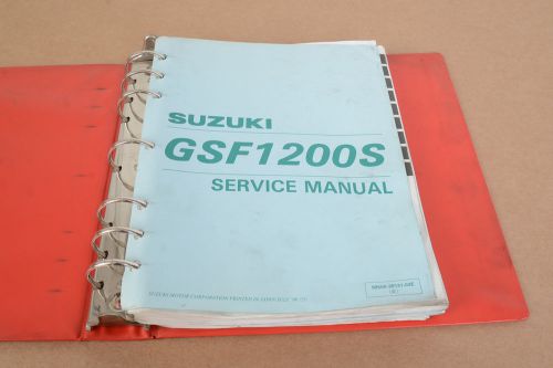 Suzuki gsf1200s service manual - july 1996 - factory shop binder w/ supplement