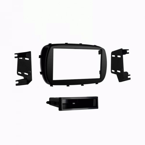 Metra 99-6535b 2016 fiat 500x vehicle single din dash installation - matte black