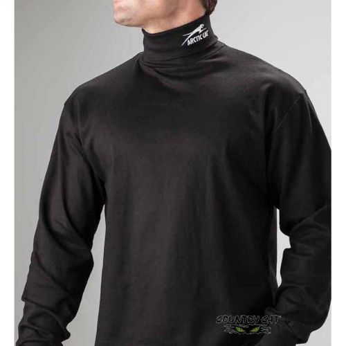 Arctic cat 2013 men&#039;s turtle neck long-sleeve t-shirt tee - black - 5203-42_