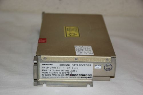 King kdr 510 data receiver  p/n  064-01088-0101