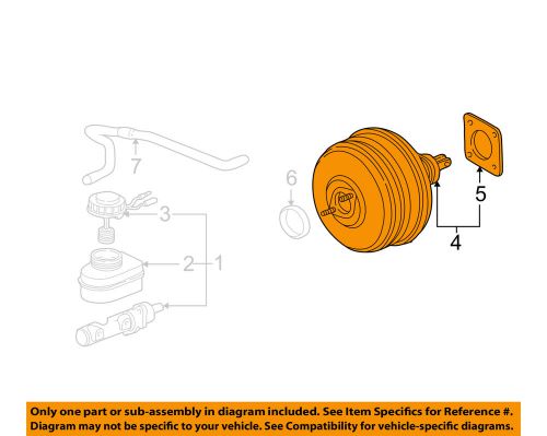 Honda oem 06-09 ridgeline-power brake booster 46400sjca01