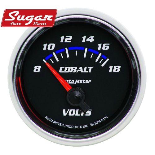 Auto meter 6192 cobalt; electric voltmeter gauge