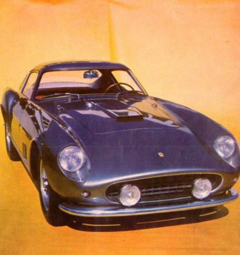 Vintage  original 1958  ferrari  berlinetta  article,  11&#034; x 16&#034;