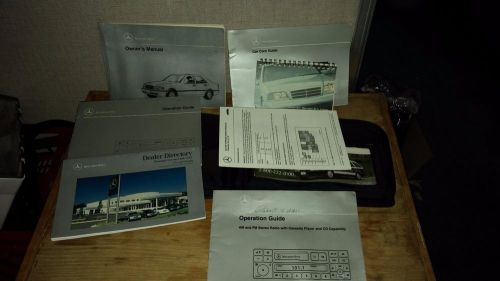 1994 mercedes c220 c280 operator&#039;s owner owners owner&#039;s manual