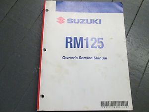 Suzuki rm125 rm 125 2006 repair service manual  original  oem