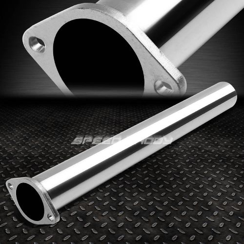 3&#034; id/out 28&#034; stainless steel 2-bolt flange exhaust/header connector/repair pipe