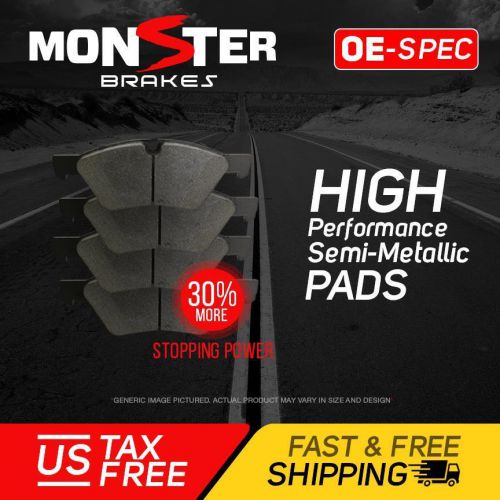 (rear pads)4 oe spec rear semi-met brake pads