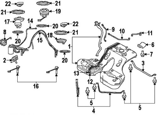 Porsche 97062013801 genuine oem fuel pump