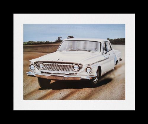 Dart polara 500 440 330 220 - dodge 1962 62 361 383 - dealer poster art print