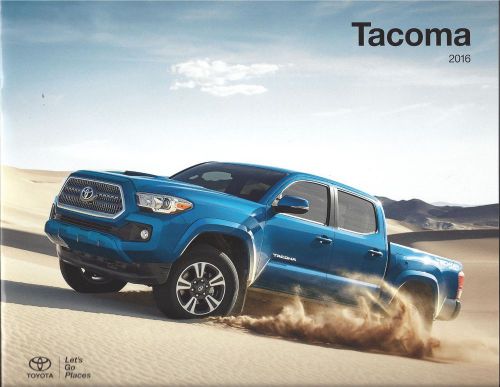 2016 toyota tacoma 22 page brochure  5 models (see below)