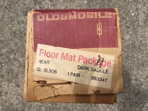 1973 oldsmobile 73 olds delta 88 nos new rear floor mat package dark saddle