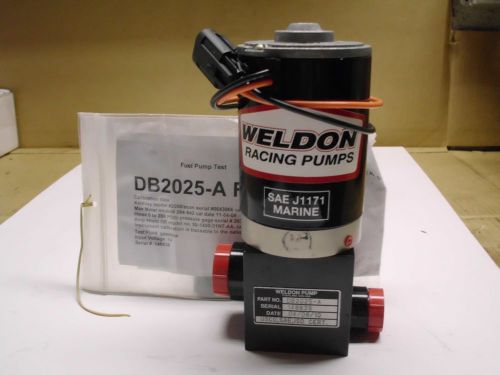 Weldon racing fuel pump db2025-a 1400hp -12 inlet -10 outlet