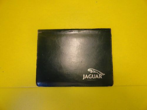 Original jaguar binder leather wallet green wallet owners manual wallet #mr21