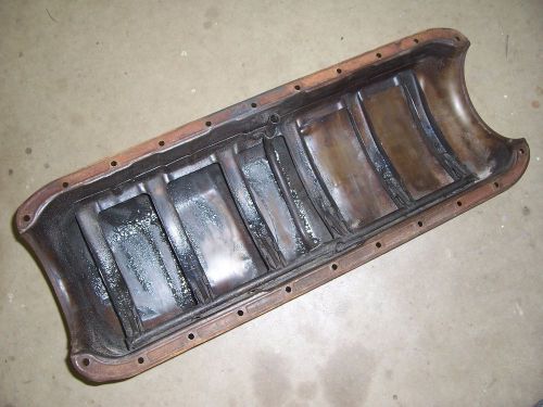 1949-1952 chevrolet car styleline fleetline 216 oil pan motor engine rat rod