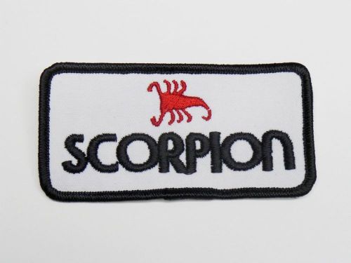 Nos vintage scorpion patch snowmobile sting whip mark ii