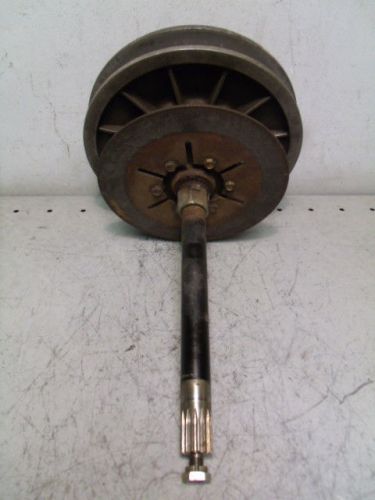 1981 ski doo citation 3500 secondary driven clutch with jackshaft &amp; brake rotor