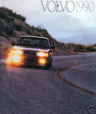 1990 volvo original dealers brochure