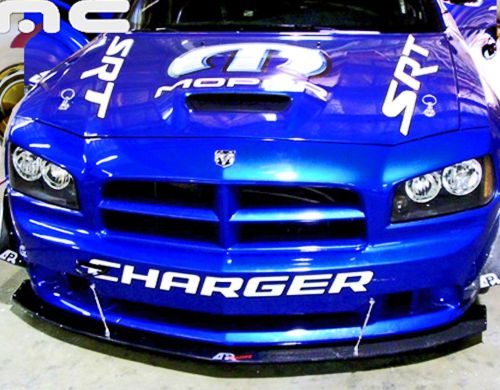 2006 2007 2008 2009 2010 dodge charger srt8 front bumper carbon fiber splitter