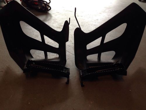 Honda trx 450r  heel guards &amp; foot pegs set