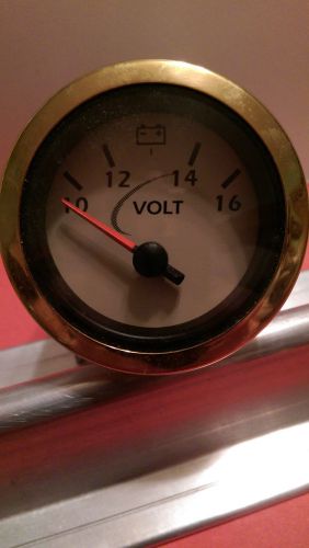 Beebe volt gauge,  new, lighted, free shipping.