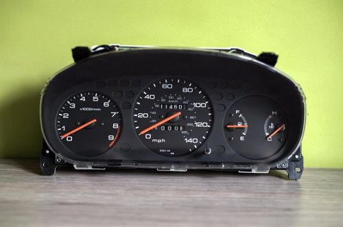 Super rare oem honda civic 96-00 cluster rs ek9 ek4 vti type r jdm sir edm ukdm