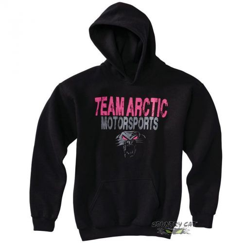 Arctic cat youth team arctic motorsports cathead hoodie – pink - 5263-50_