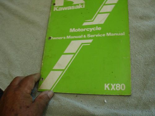 Kawasaki kx80 owners &amp;  service manual