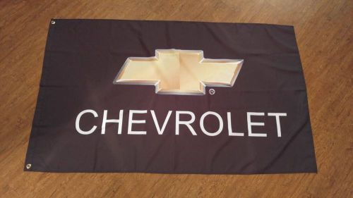 Chevrolet style camaro impala flag banner 3x5 car enthusiast garage mancave