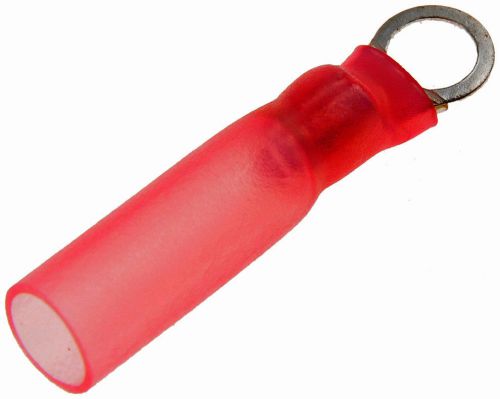 22-18 gauge ring water proof terminal, no. 6, red - dorman# 86400