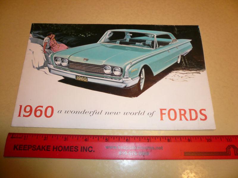 1960 ford sales brochure - vintage 