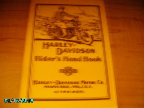 Harley riders hand book  45 twin models