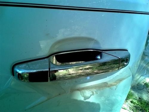 Driver left door handle exterior door front chrome fits 07-14 escalade 267836