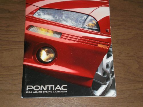 1994 pontiac nos all models sales brochure