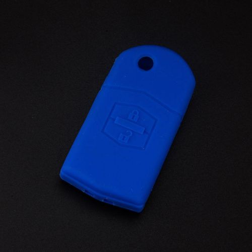 2button silicone case flip remote key cover shell for mazda 3 5 6 cx-5 cx7 cx9