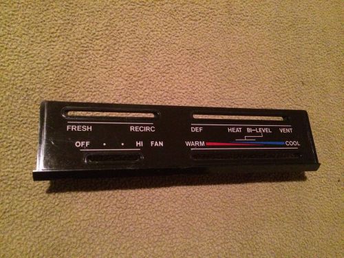 1978 79 80 81 toyota celica supra climate temperature control heat faceplate