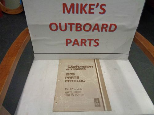 1975 johnson outboard 15hp parts catalog  @@@check this out@@@