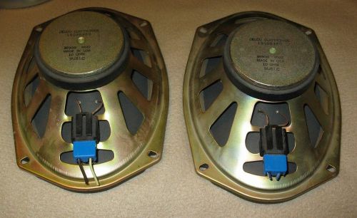 Delco electronis speakers for automobile with grills