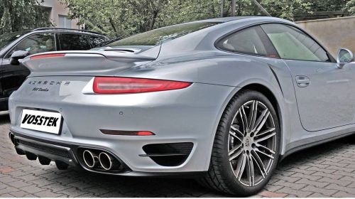 991 turbo / turbo s rear bumper polyurethane diffuser ruf urethane spoiler