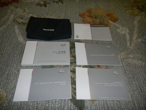 2015 nissan juke owners manual set + free shipping