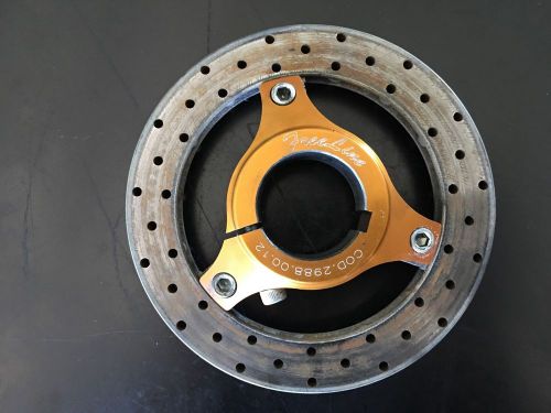 Free line 40mm brake rotor carrier and rotor birel kt100 shifter kart