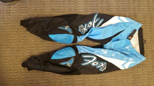 Fox racing girls pants size 5/6