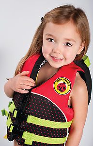 Kent 104300-100-001-14 pfd child water buddie ladybug