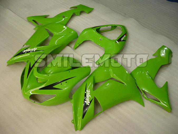 Fairing for kawasaki 2006 2007 06 07 zx-10r zx10r plastics injection kit aae