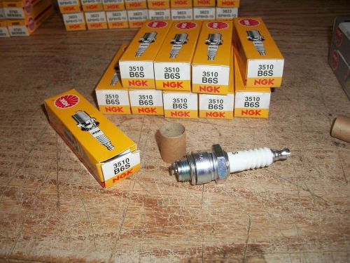 Ngk b6s spark plug set of 10 plugs  marine