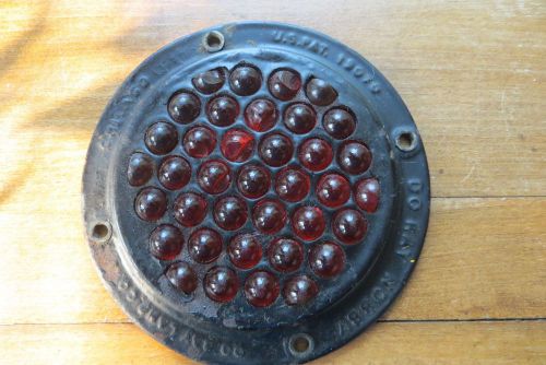 Old original vintage do ray nobby red lamp lens lights hotrod rat rod