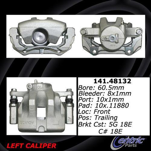 Centric 141.48132 front brake caliper-premium semi-loaded caliper-preferred