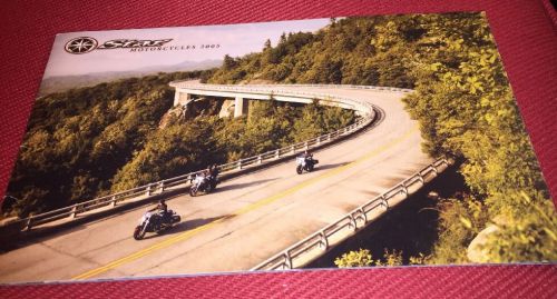 Yamaha star motorcycle 2005 cruiser line royal star, roadstar, v star brochure