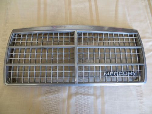 1986  mercury cougar grille with mercury emblem