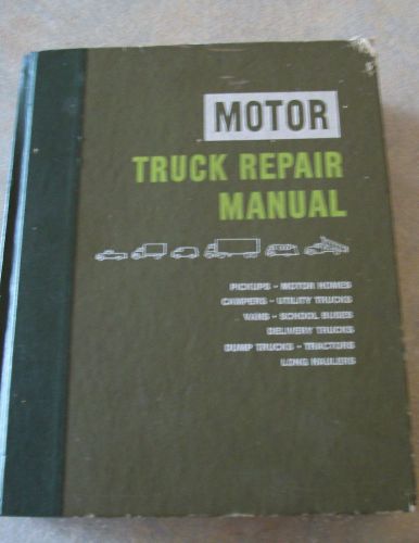 Motor truck repair manual 29th edition