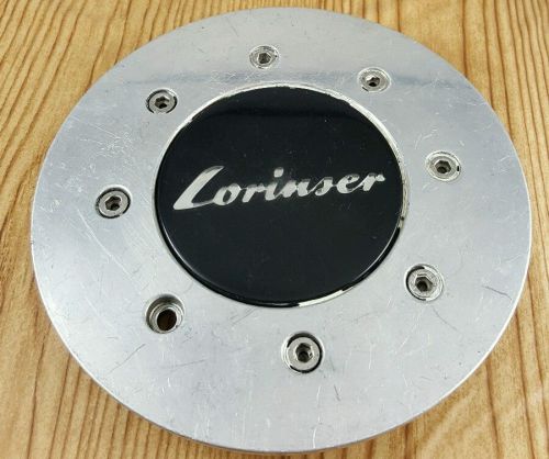 Lorinser center cap # 0030078  90029  polished center cap  ( aluminum )